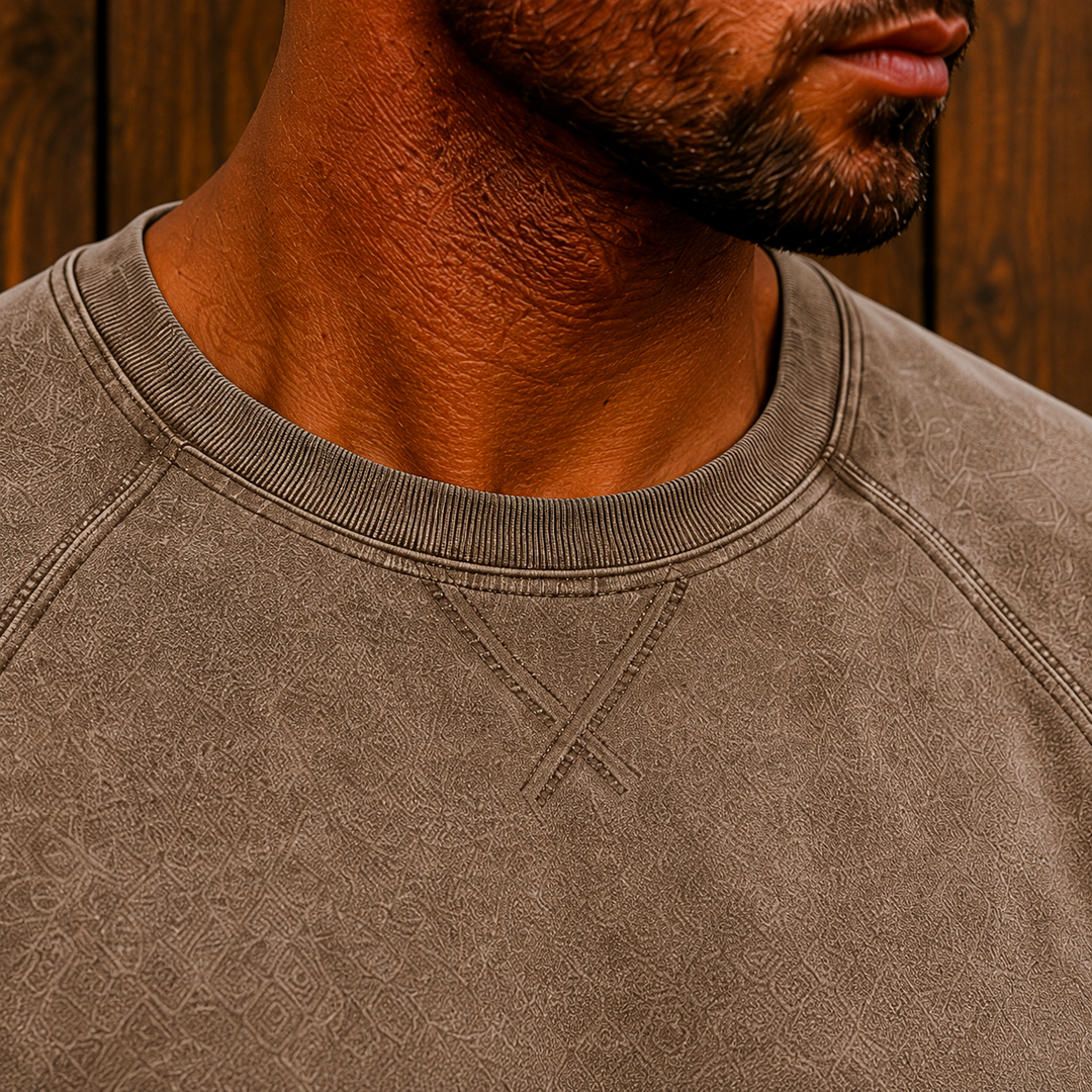 Men's Faded Cotton Pocket T-Shirt