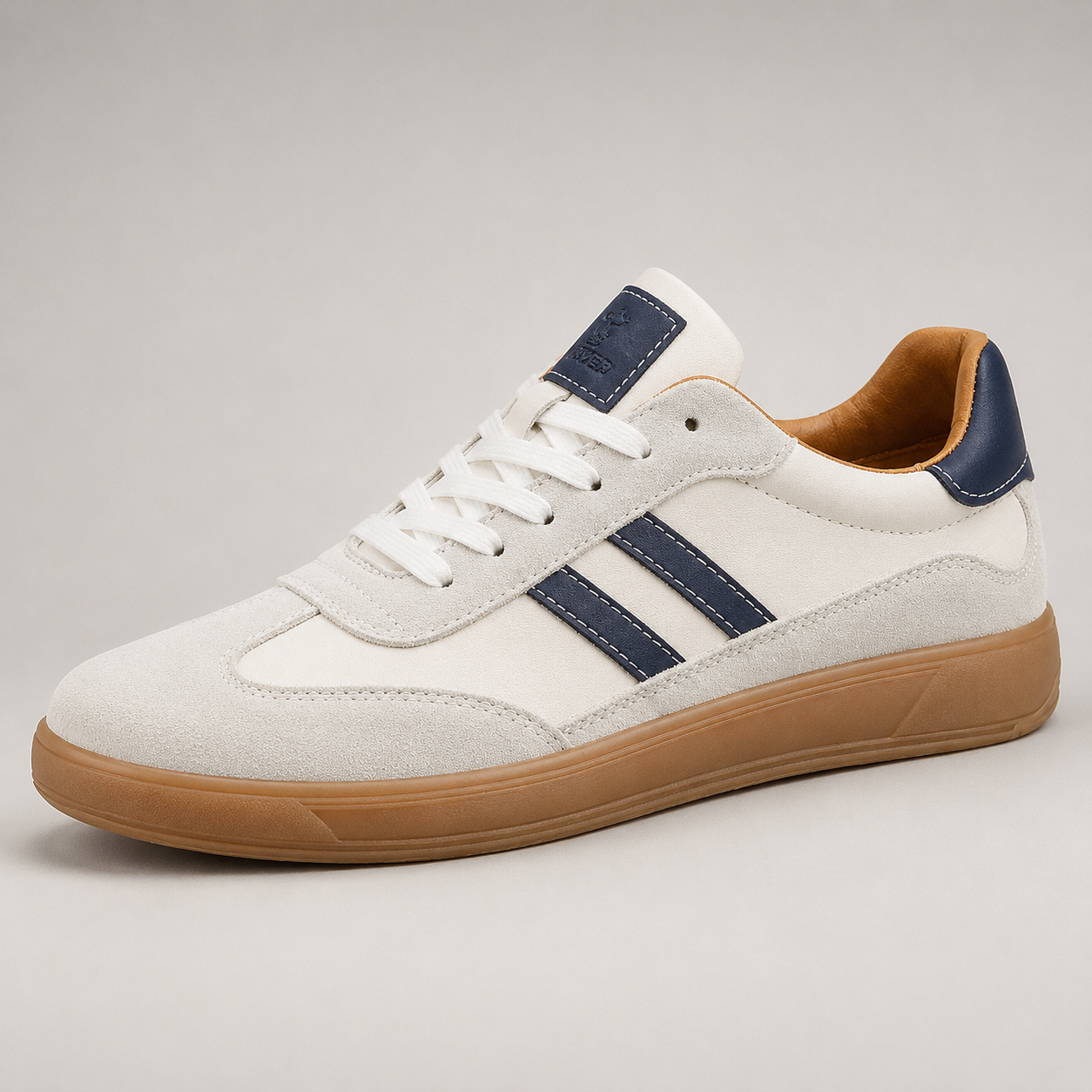 Men's Faux Leather Low-Top Sneaker