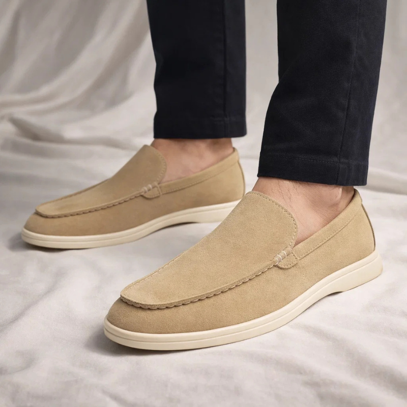 Men's Faux Suede Loafers