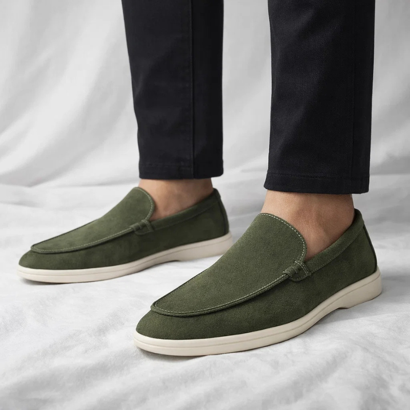 Men's Faux Suede Loafers