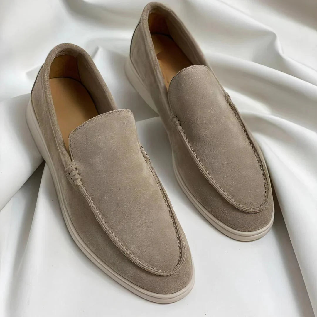 Men's Faux Suede Slip-On Loafers