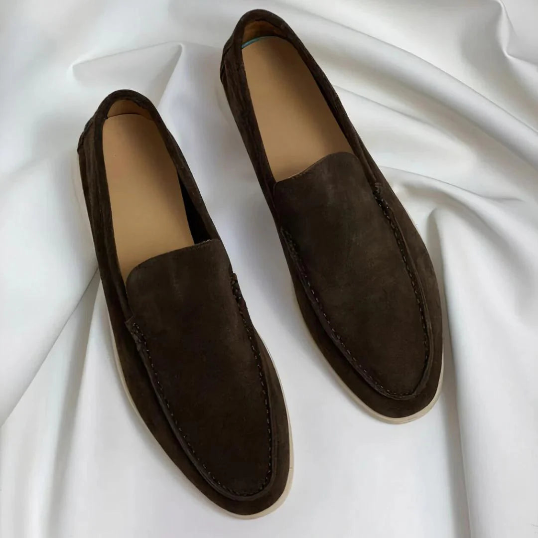 Men's Faux Suede Slip-On Loafers