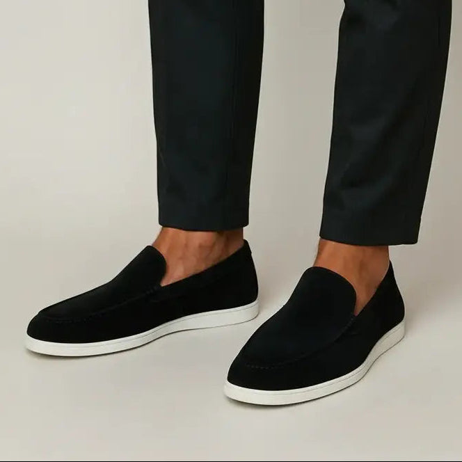 Men's Faux Suede Slip-On Loafers