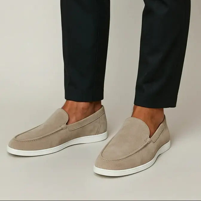 Men's Faux Suede Slip-On Loafers