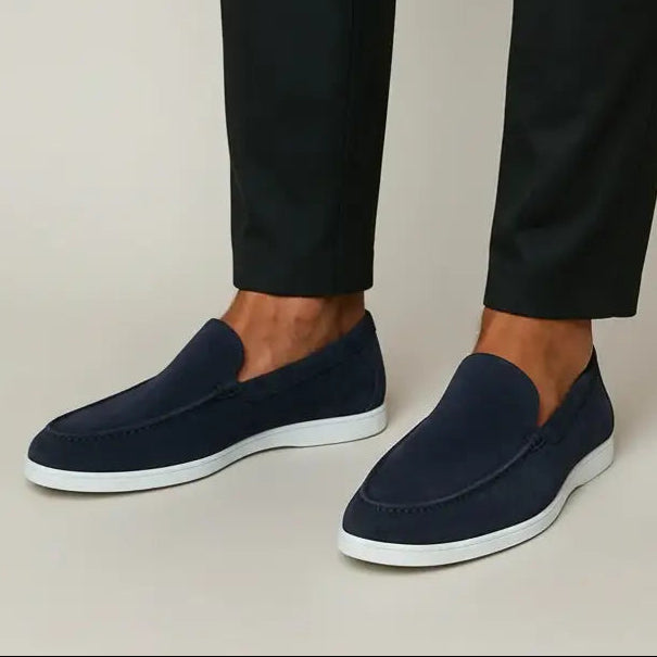 Men's Faux Suede Slip-On Loafers