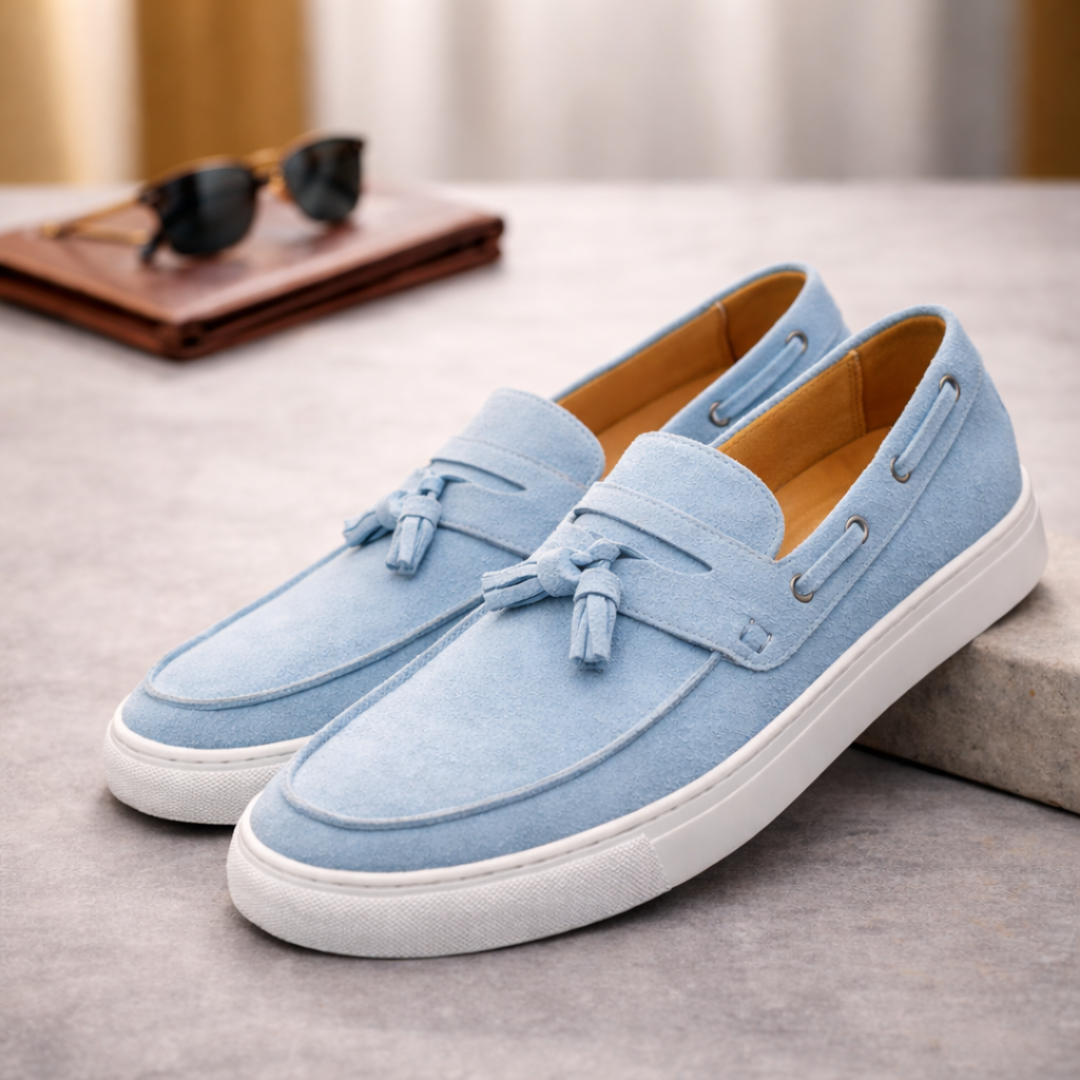 Men's Faux Suede Tassel Loafers