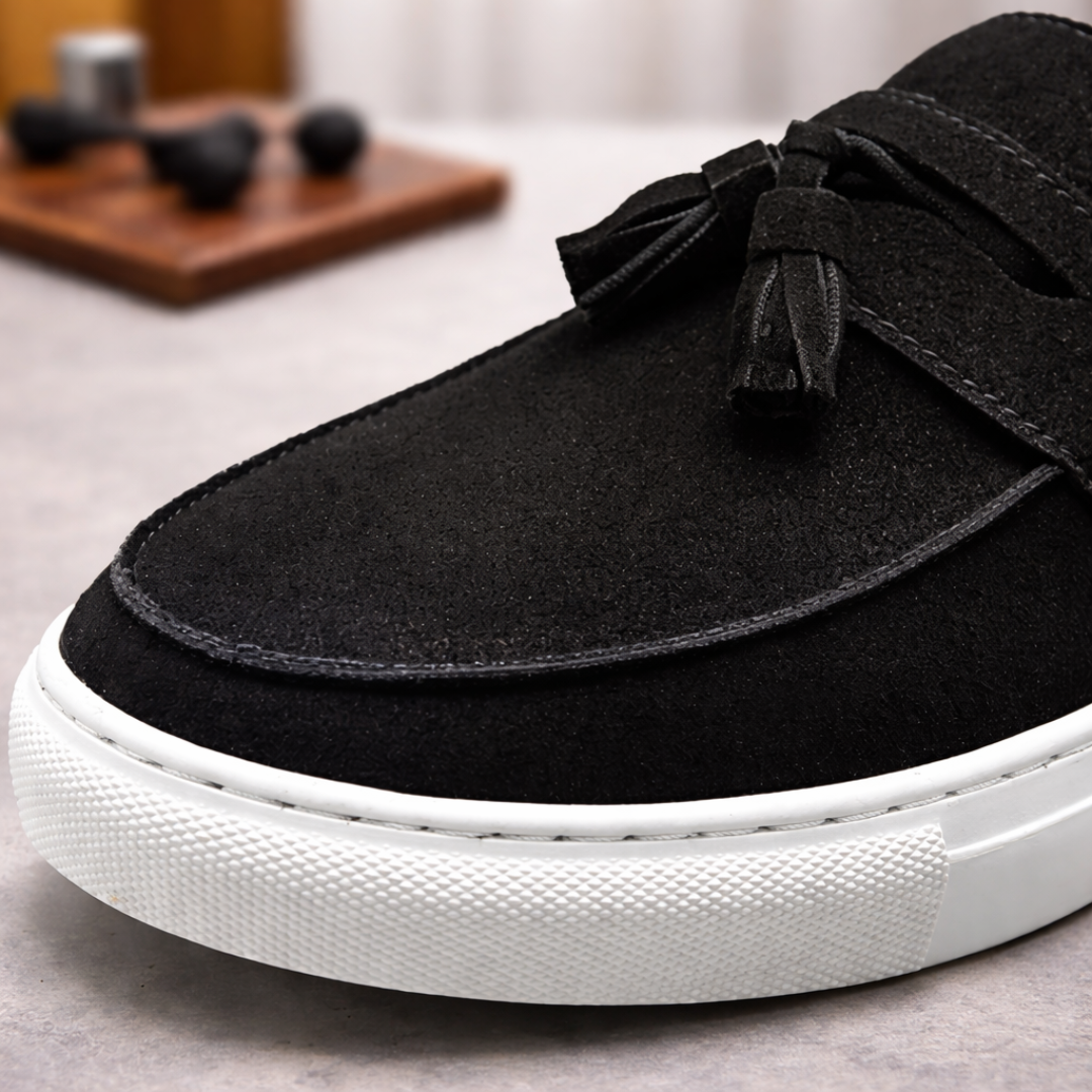 Men's Faux Suede Tassel Loafers