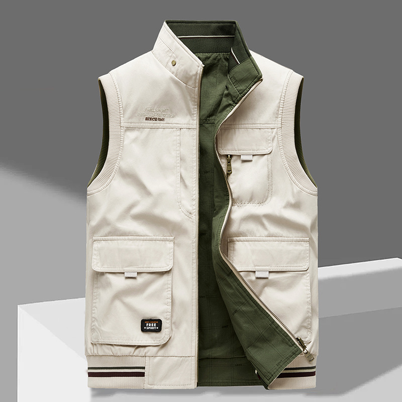 Men's Functional Utility Vest with Multiple Pockets