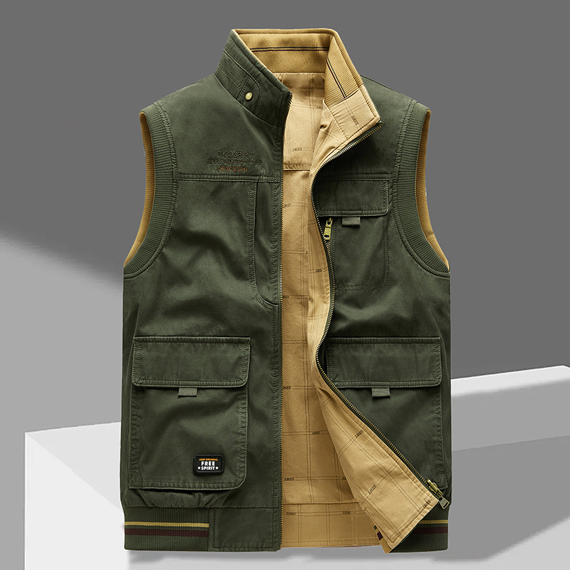 Men's Functional Utility Vest with Multiple Pockets