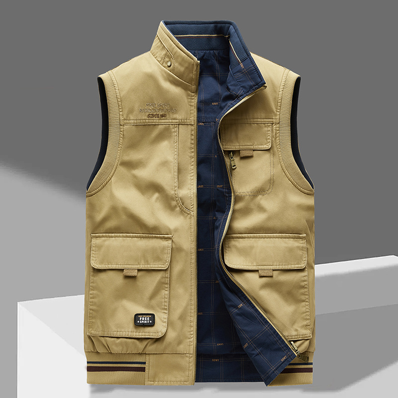 Men's Functional Utility Vest with Multiple Pockets