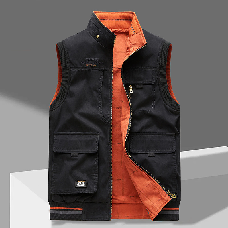 Men's Functional Utility Vest with Multiple Pockets