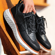 Men's Hand-Stitched Hybrid Casual Sneakers