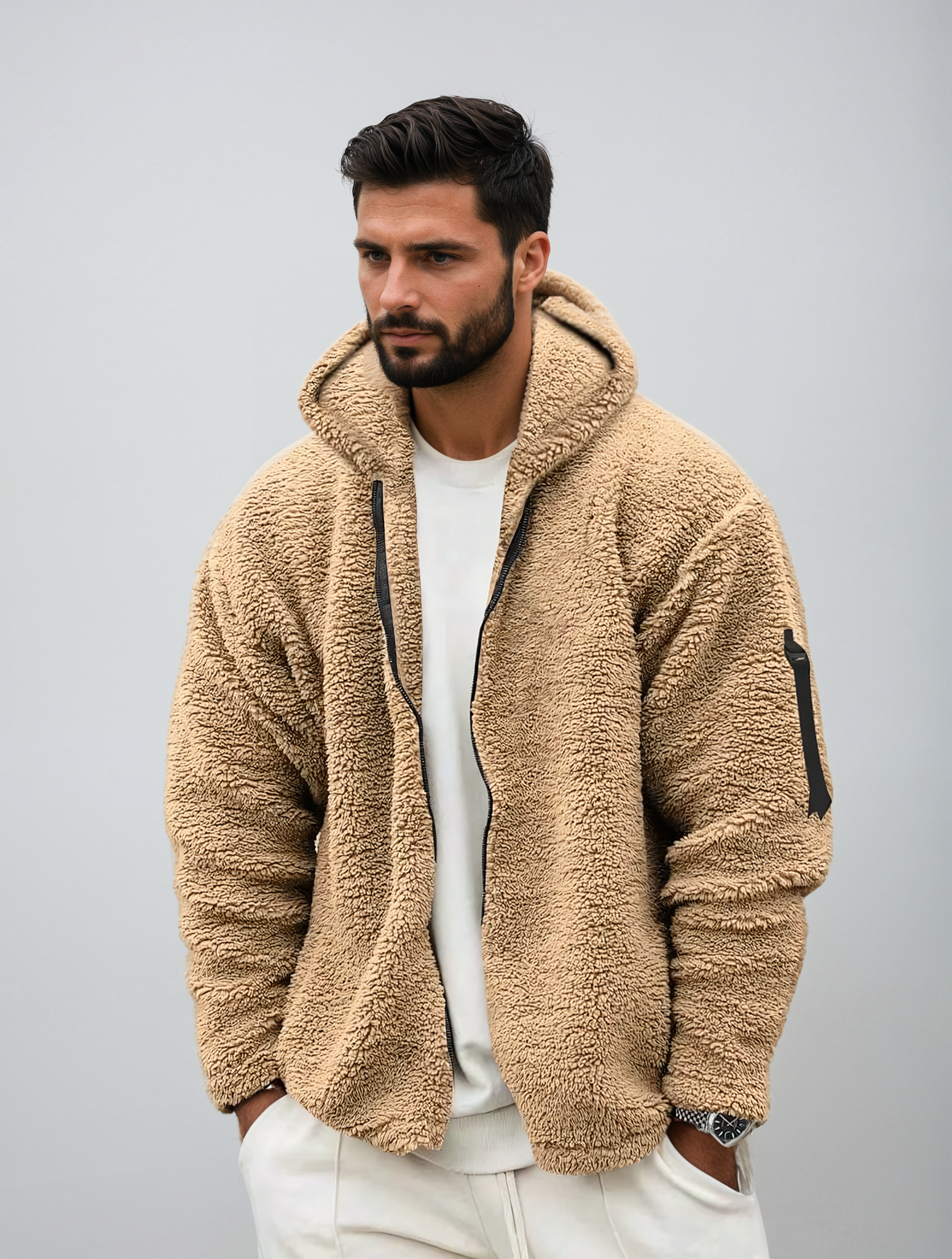 Men's Insulated Hooded Winter Jacket