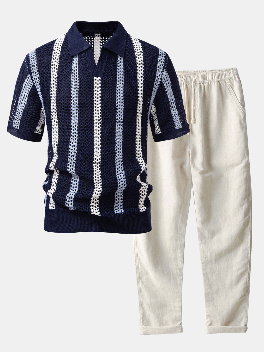 Men's Lightweight Breathable Casual Set