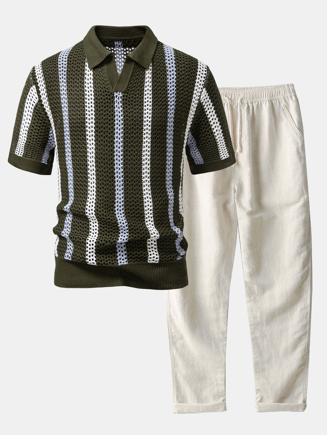 Men's Lightweight Breathable Casual Set