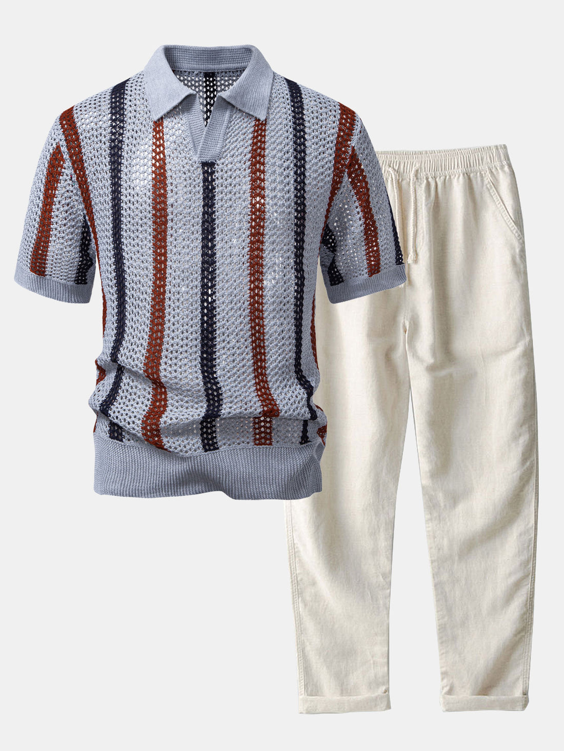 Men's Lightweight Breathable Casual Set
