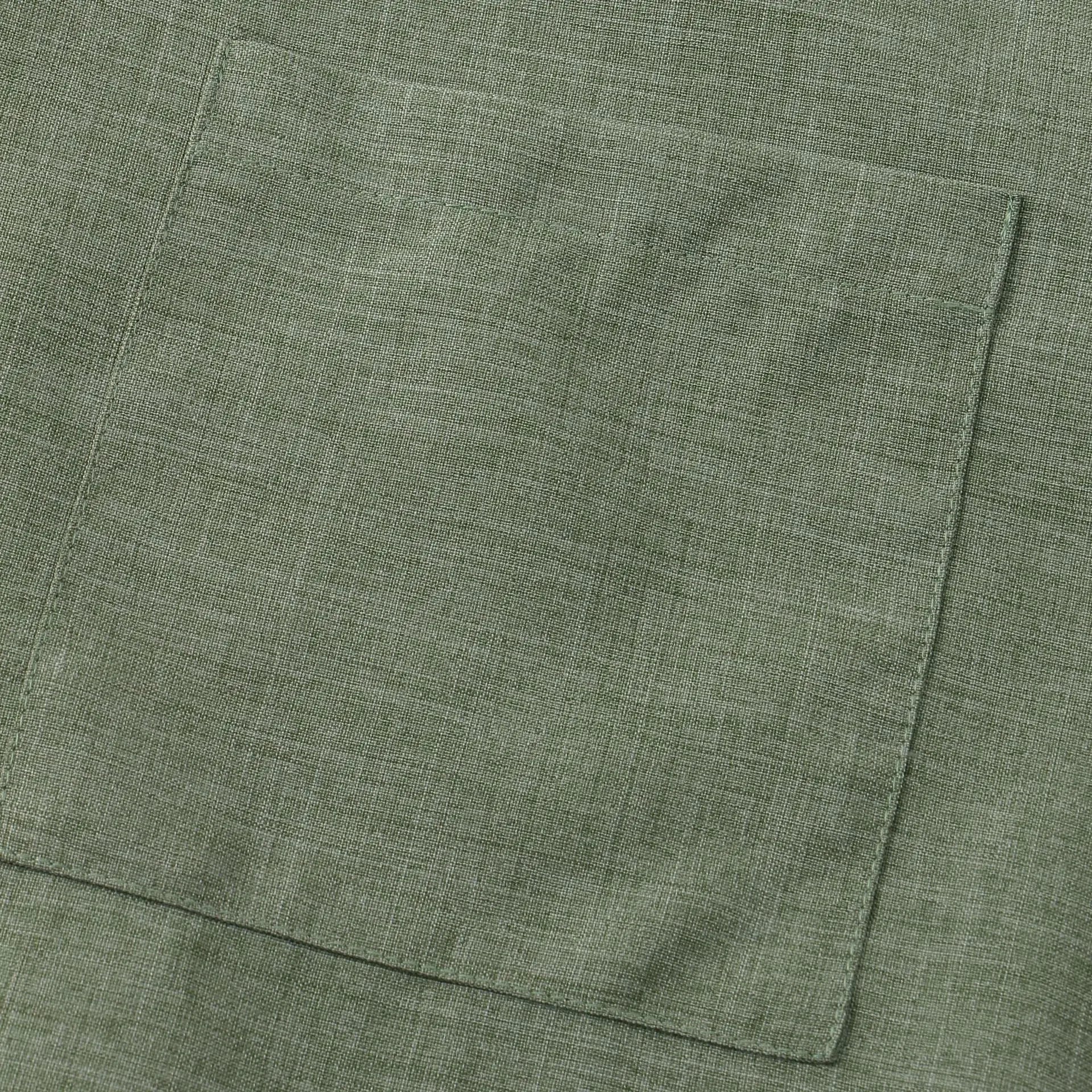Men's Lightweight Breathable Linen Button-Down Shirt