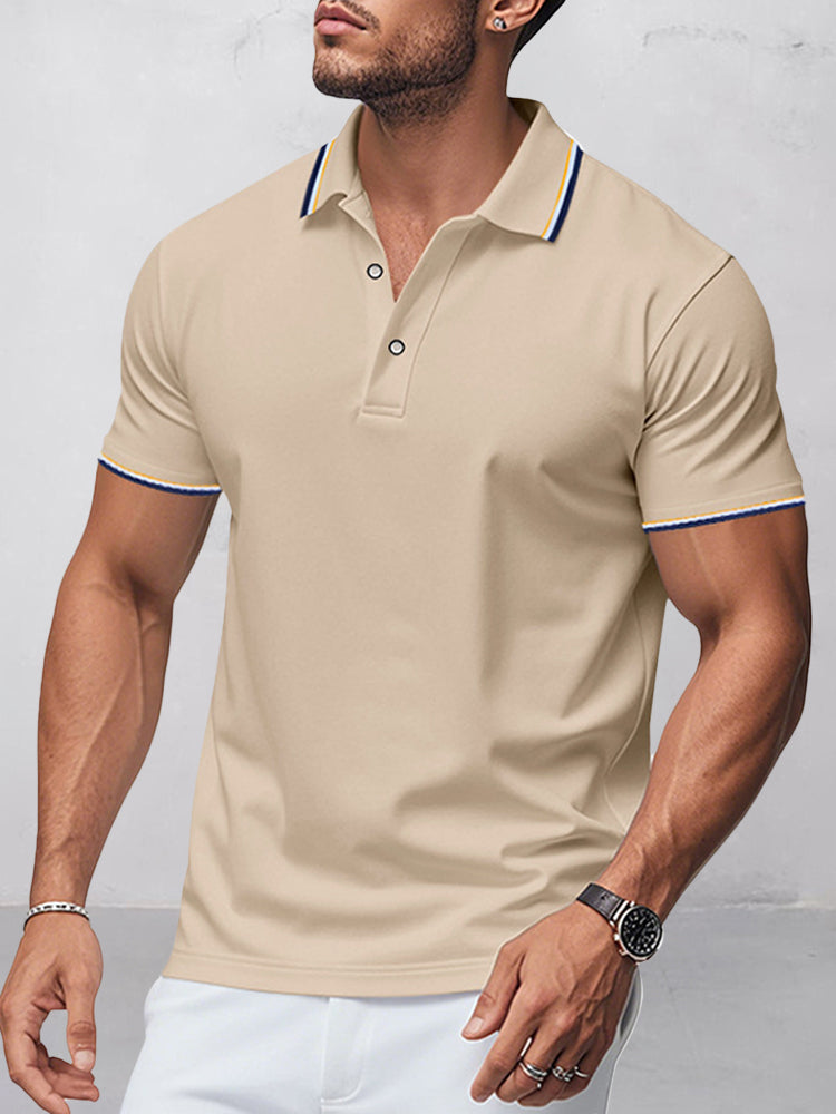 Men's Lightweight Breathable Pique Polo Shirt