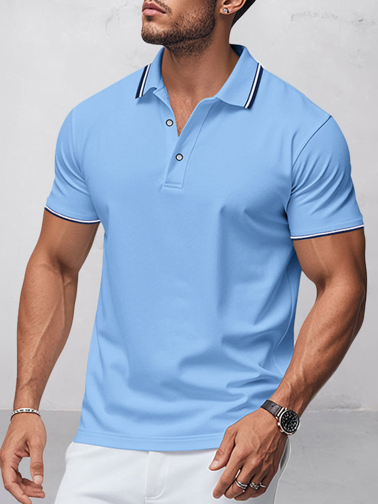 Men's Lightweight Breathable Pique Polo Shirt