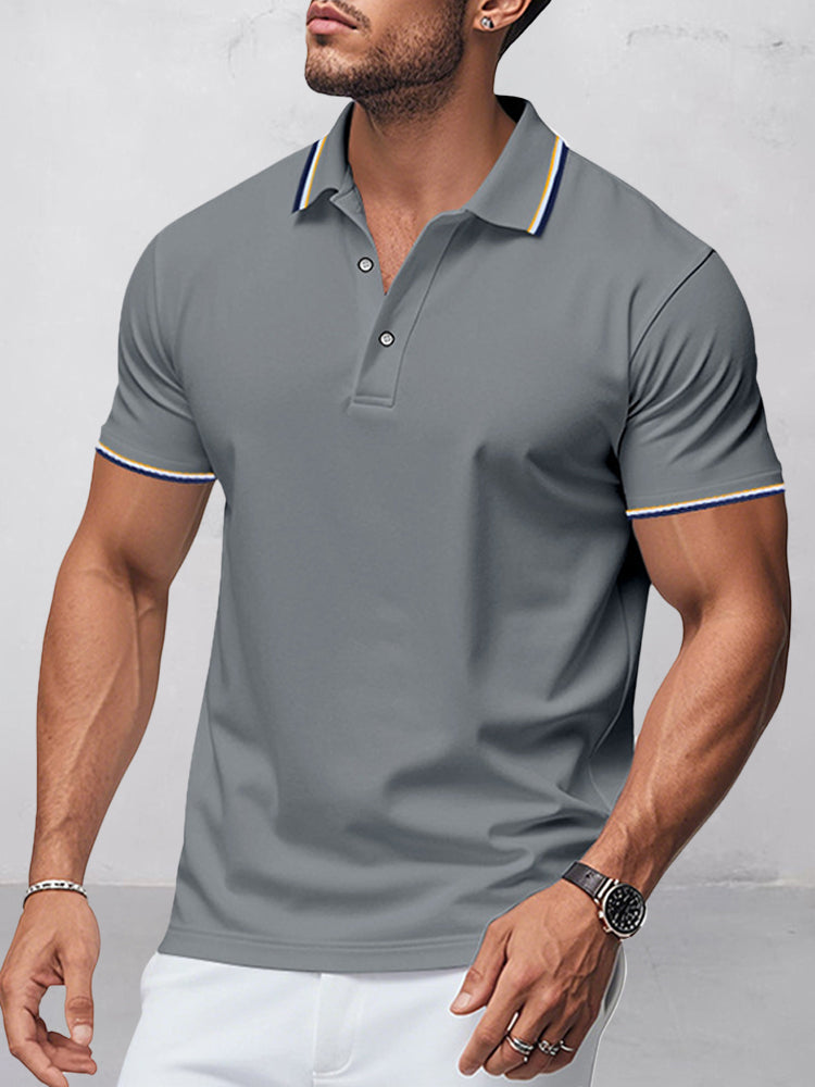 Men's Lightweight Breathable Pique Polo Shirt