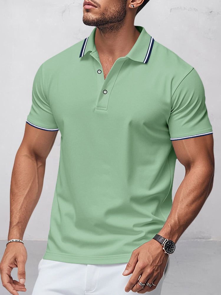 Men's Lightweight Breathable Pique Polo Shirt