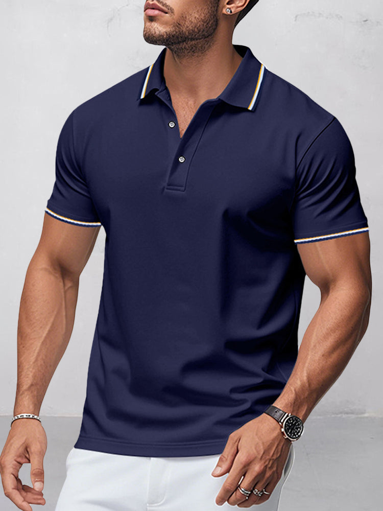 Men's Lightweight Breathable Pique Polo Shirt