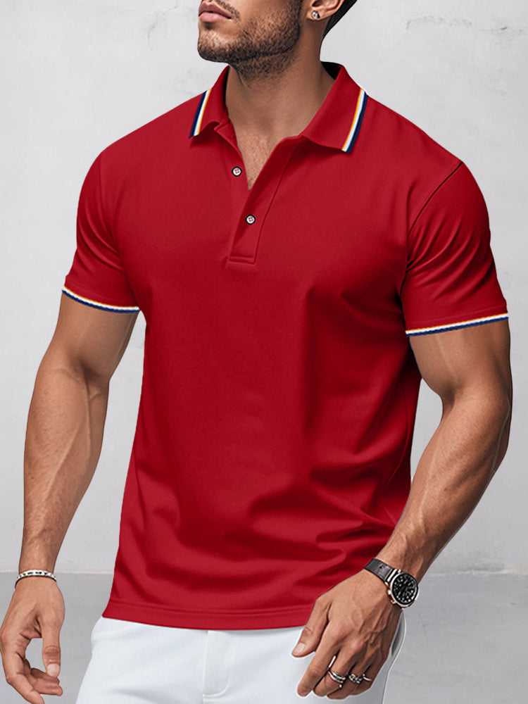 Men's Lightweight Breathable Pique Polo Shirt