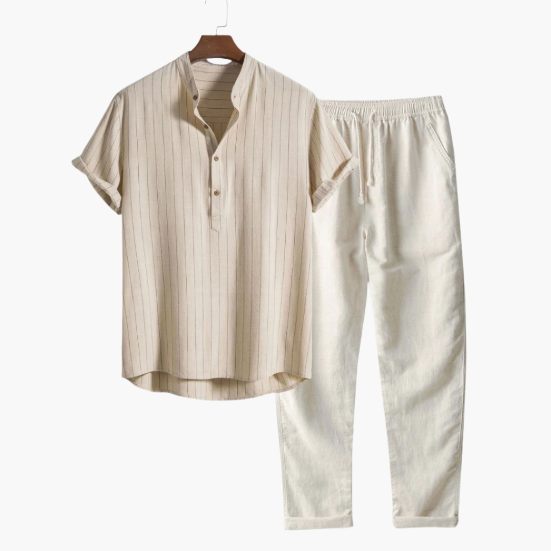 Men's Lightweight Breathable Summer Outfit Set