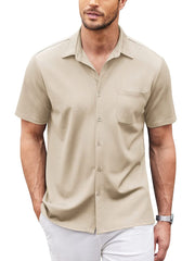 Men's Lightweight Casual Button-Down Shirt