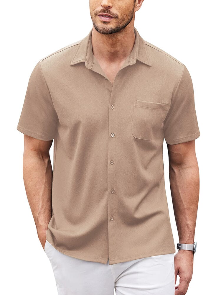Men's Lightweight Casual Button-Down Shirt