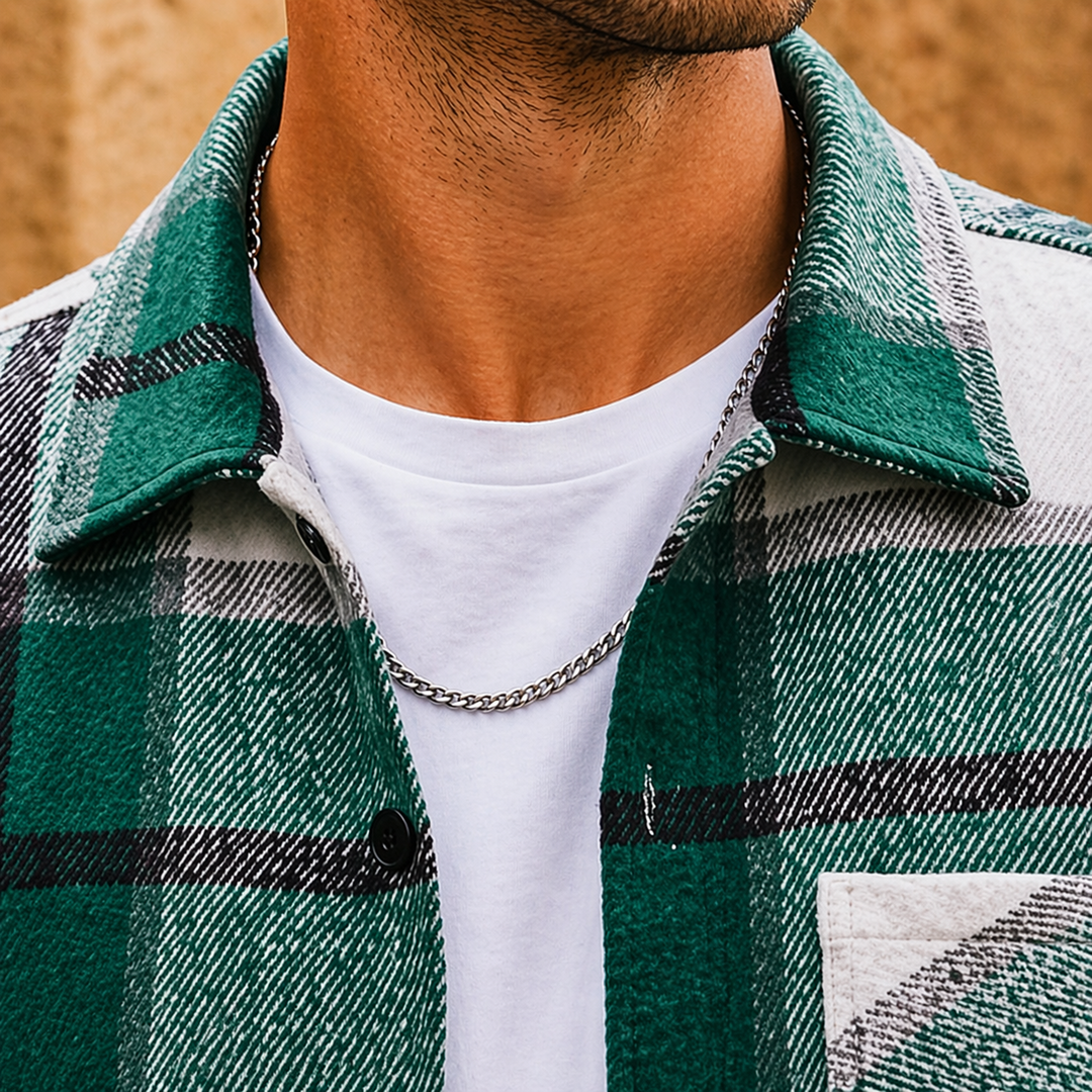 Men's Lightweight Casual Button-Down Shirt