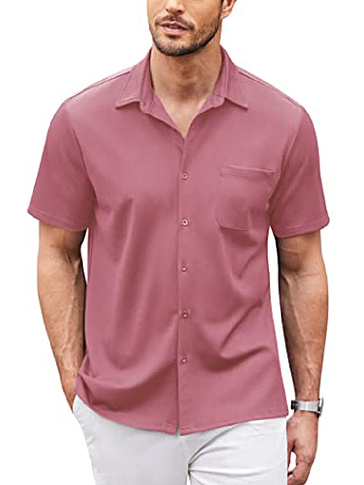 Men's Lightweight Casual Button-Down Shirt