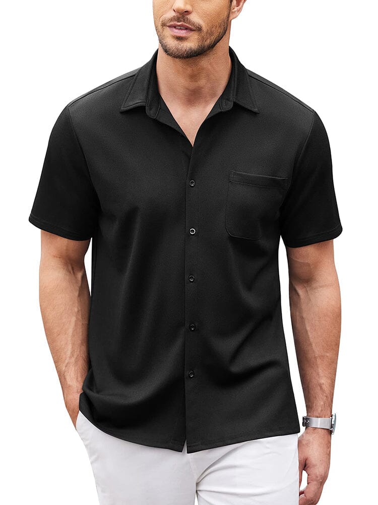 Men's Lightweight Casual Button-Down Shirt