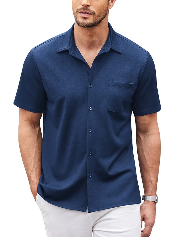 Men's Lightweight Casual Button-Down Shirt
