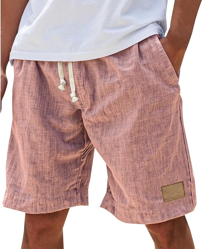 Men's Lightweight Casual Drawstring Shorts