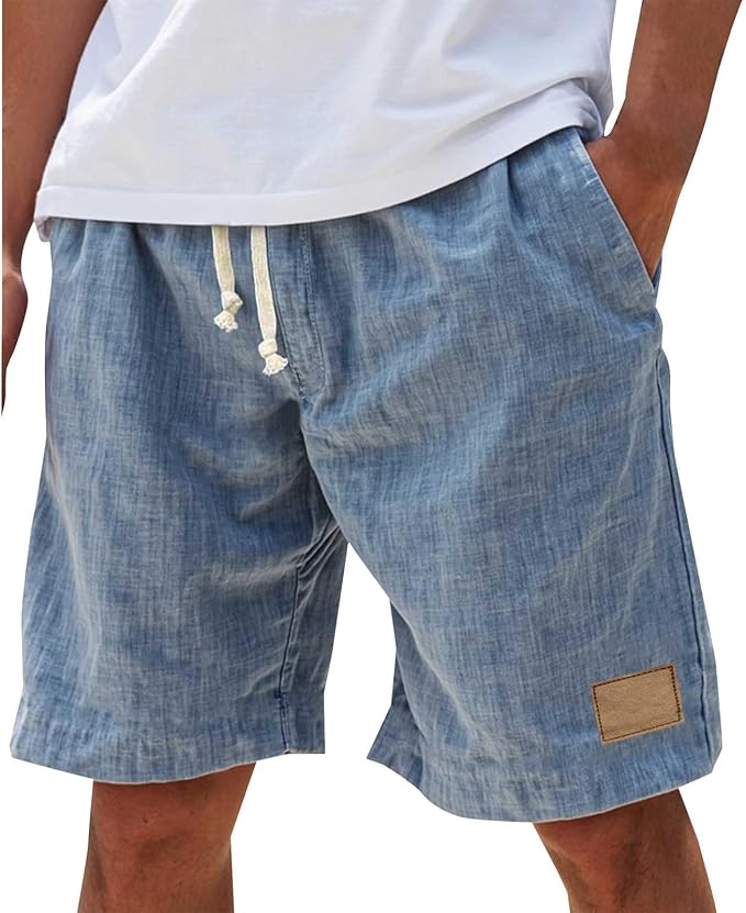 Men's Lightweight Casual Drawstring Shorts