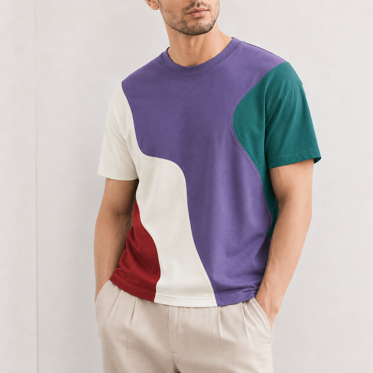 Men's Lightweight Cotton-Blend Graphic T Shirt