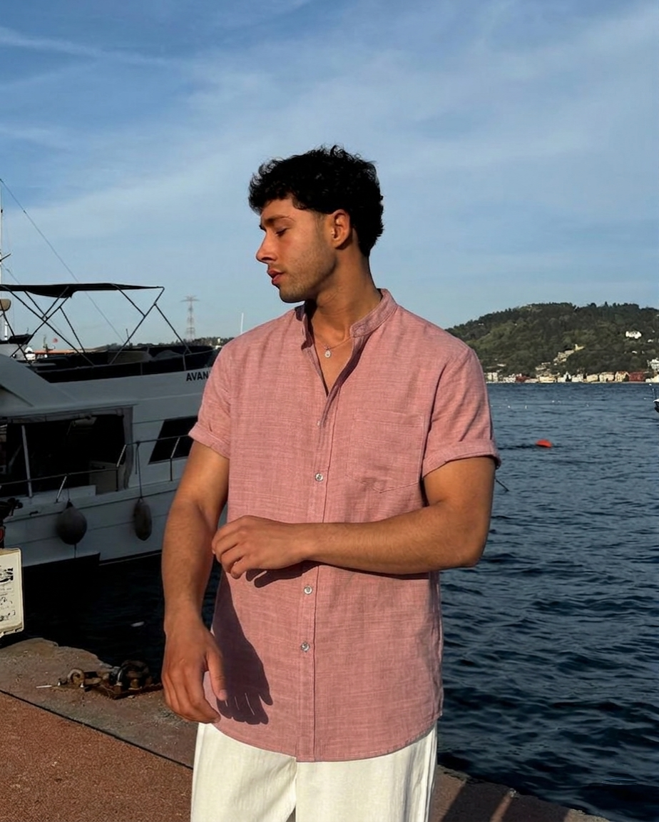 Men's Lightweight Cotton-Linen Summer Outfit