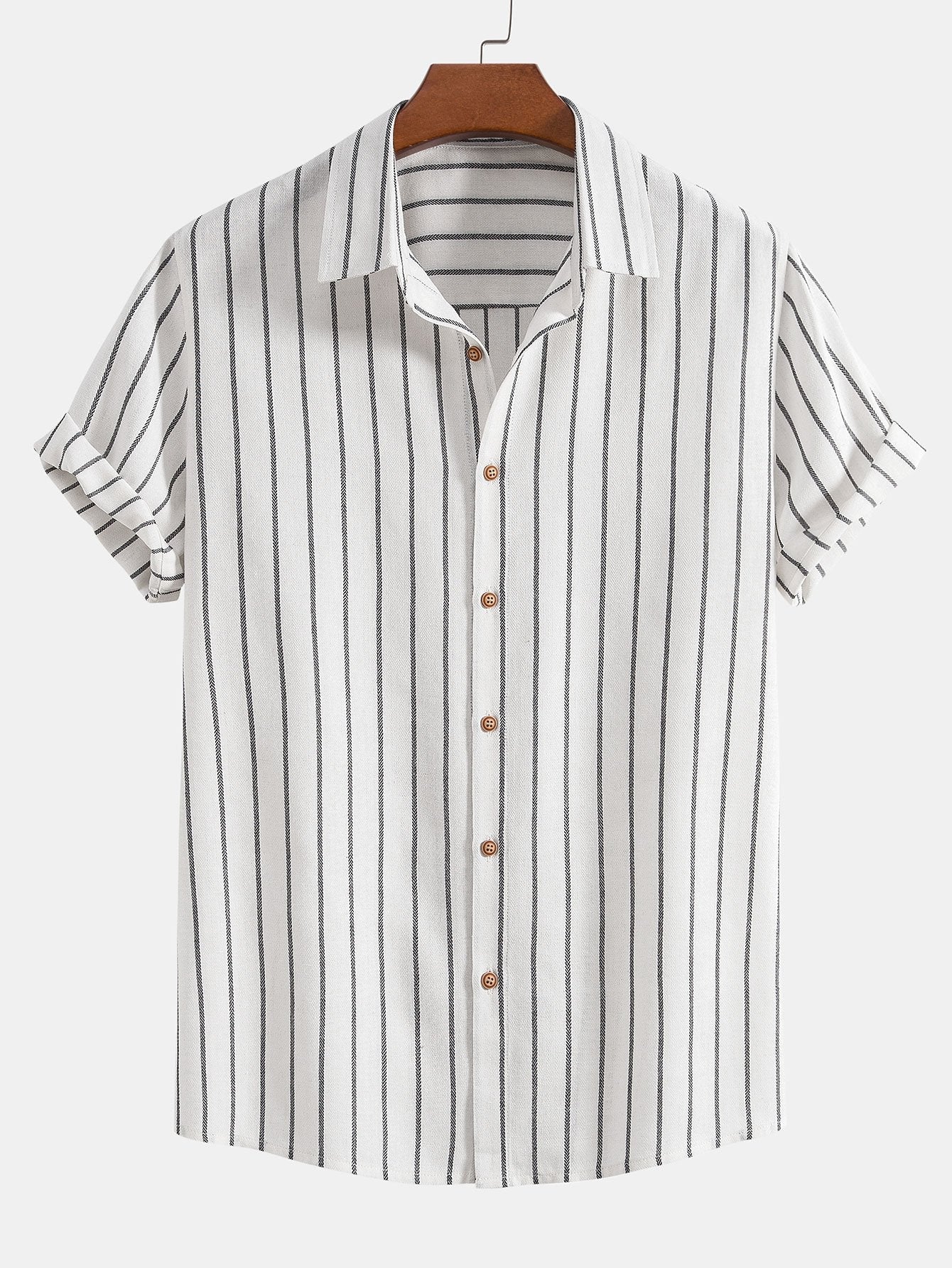 Men's Lightweight Cotton-Linen Summer Set