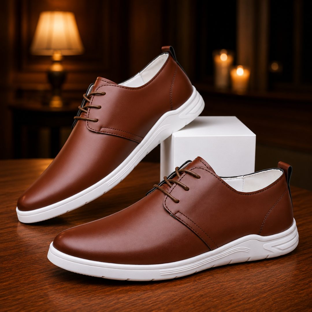 Men's Lightweight Lace-Up Casual Sneakers