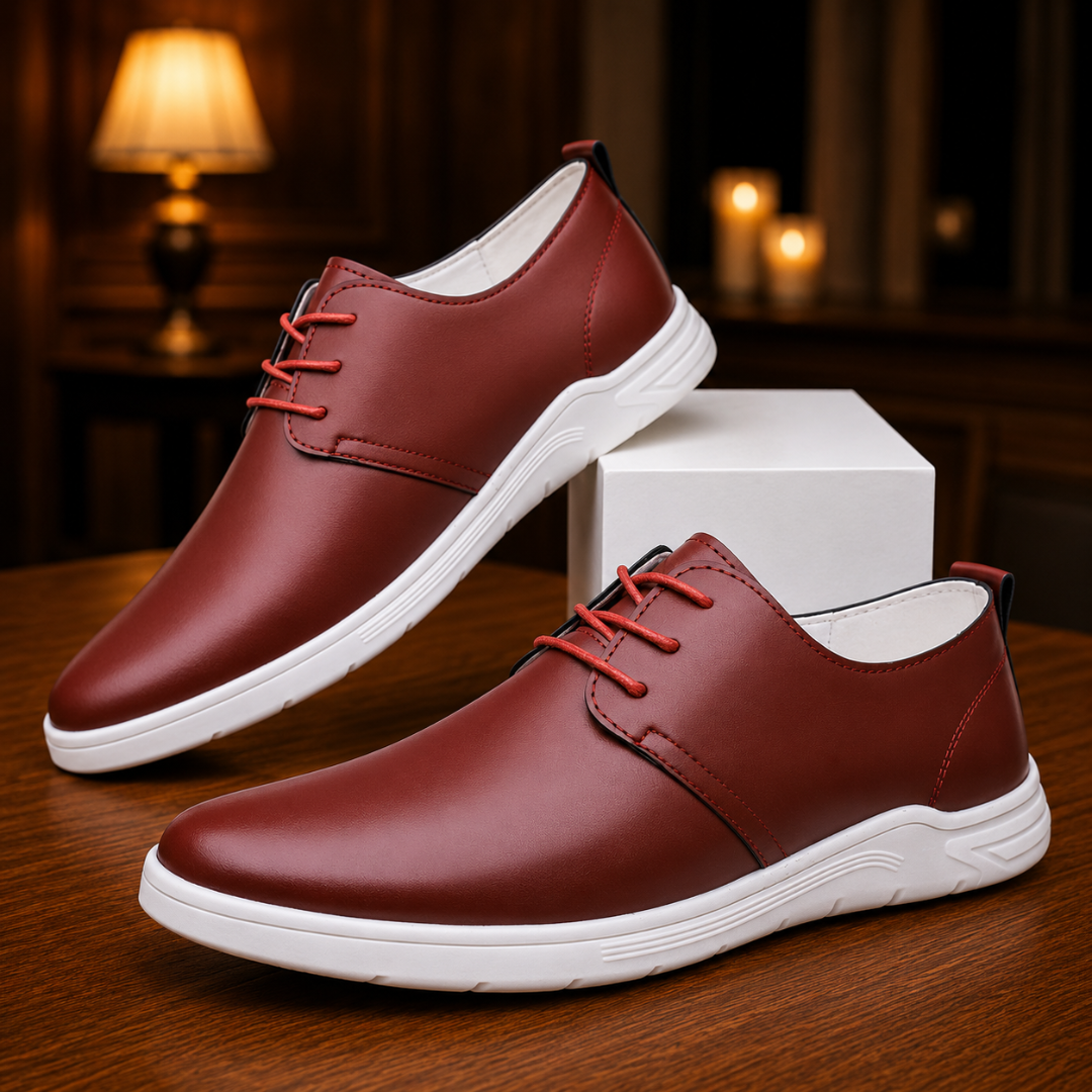 Men's Lightweight Lace-Up Casual Sneakers