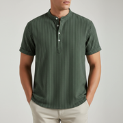 Men's Lightweight Linen Button-Down Shirt