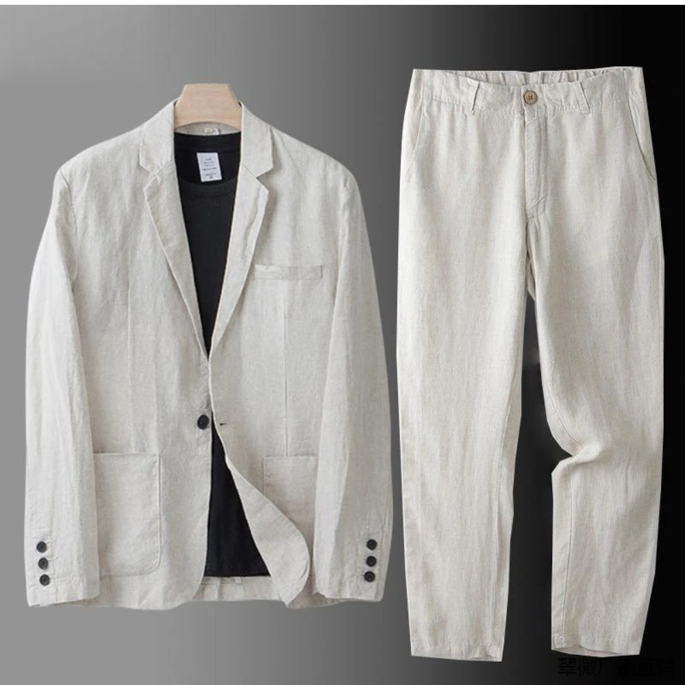 Men's Lightweight Linen Set for Casual Summer Style