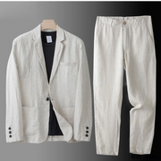 Men's Lightweight Linen Set for Casual Summer Style