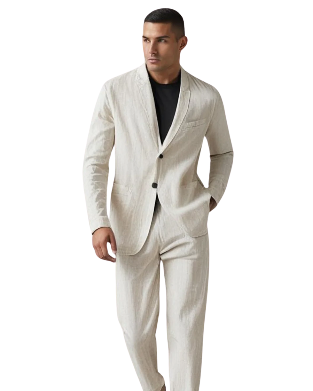 Men's Lightweight Linen Set for Casual Summer Style