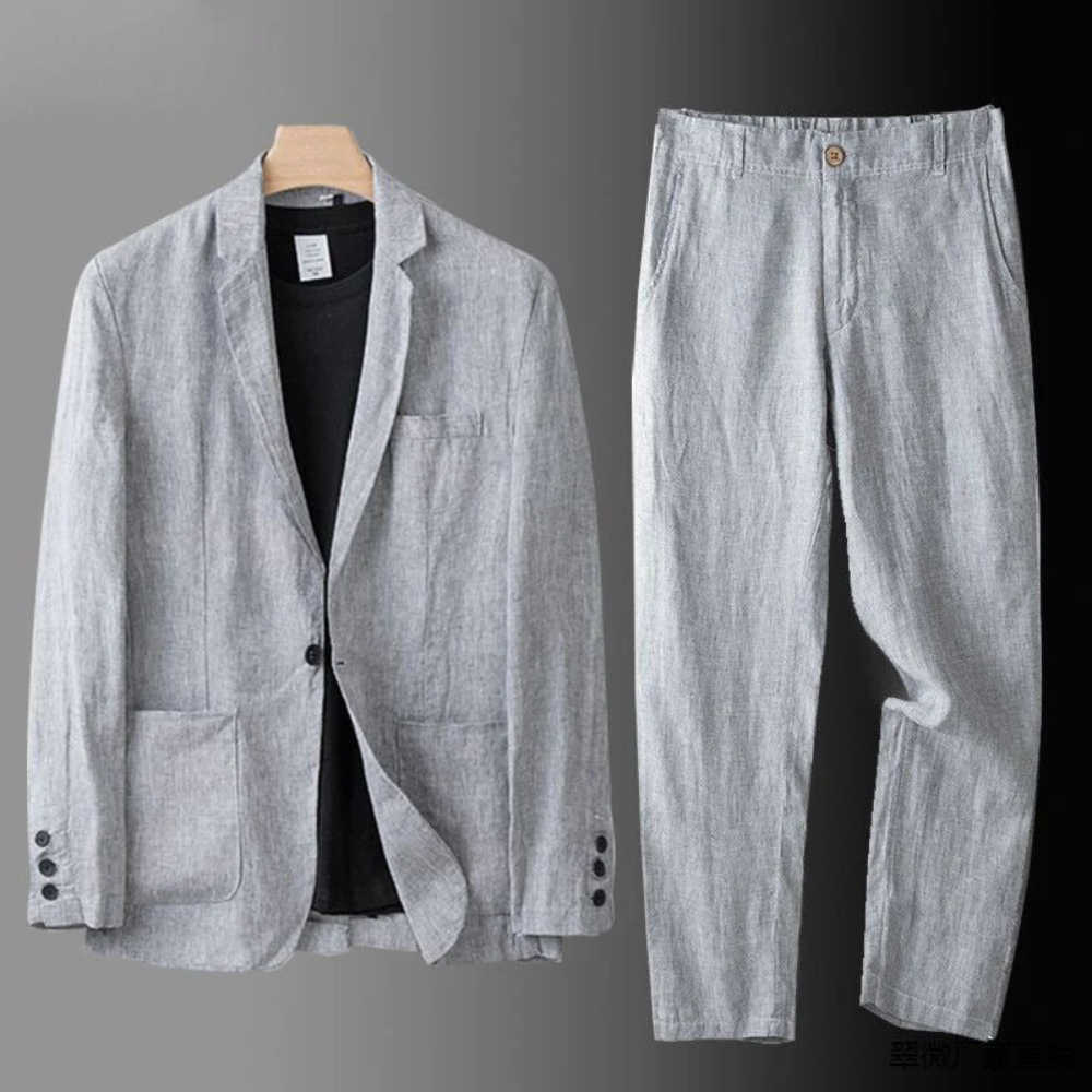 Men's Lightweight Linen Set for Casual Summer Style