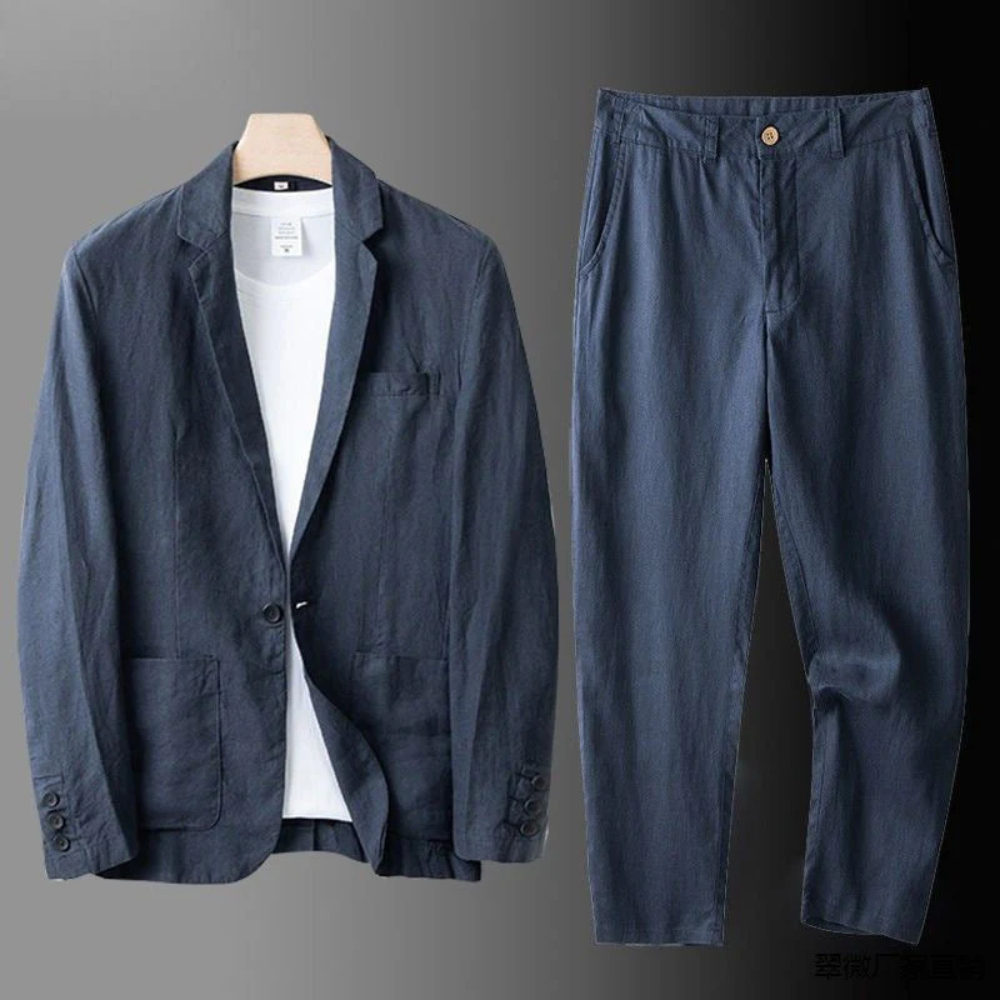 Men's Lightweight Linen Set for Casual Summer Style