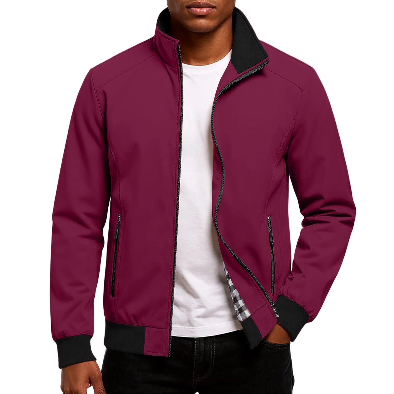 Men's Lightweight Modern Bomber Jacket