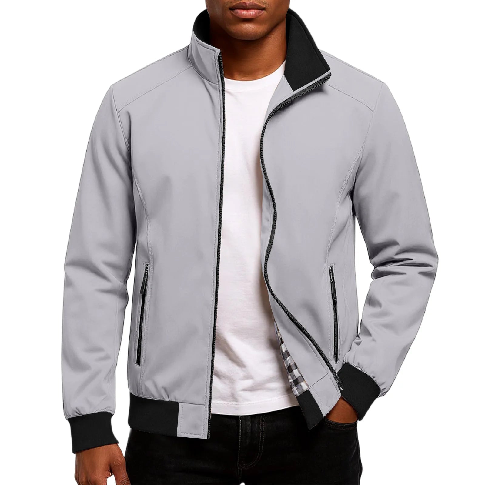 Men's Lightweight Modern Bomber Jacket