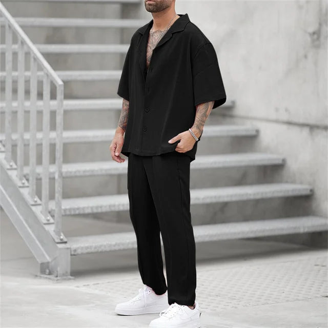 Men's Lightweight Oversized Loungewear Set